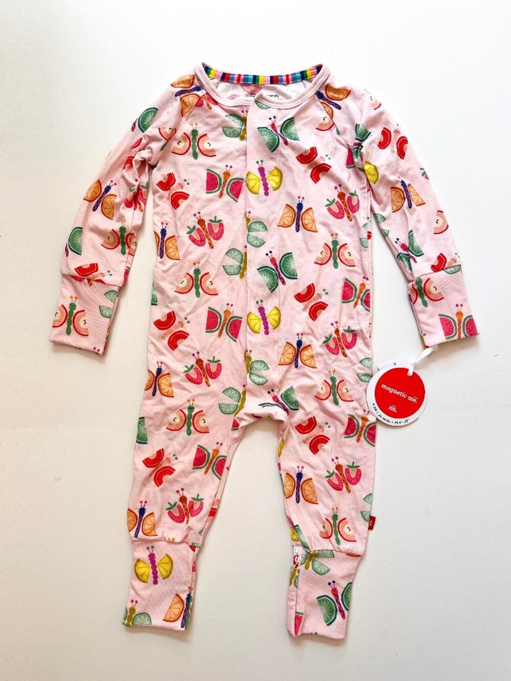 NWT ★: MAGNETIC ME Magnetic Me The Fruit Flies Convertible Coverall, 6-9 Months